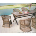 Luxury all-weather round PE wicker furniture bellagio garden furniture wicker